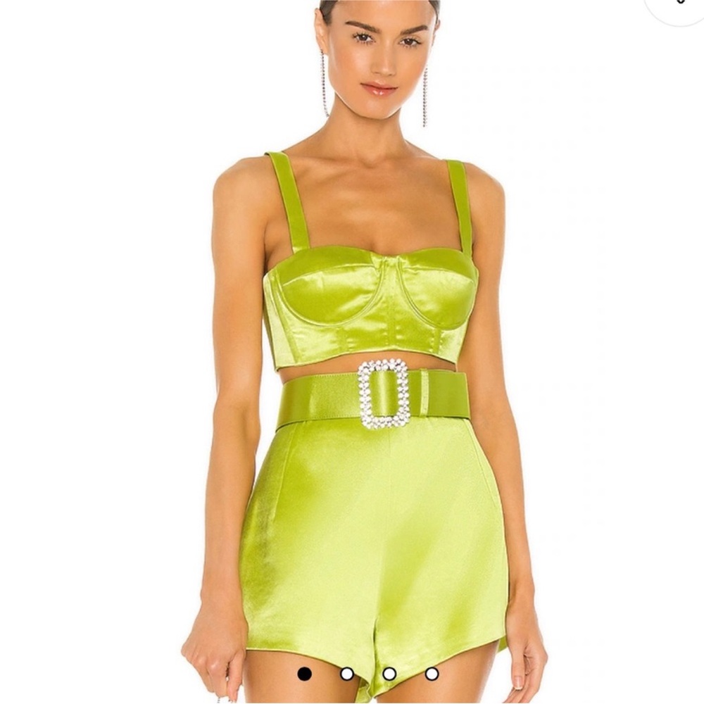 Bronx and Banco x revolve neon high wasted shorts